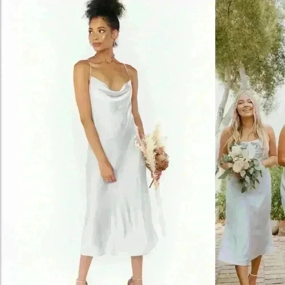 Show me your mumu Verona Cowl Dress Midi Sz Small